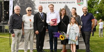 Miesto šventės metu pagerbti Šakių krašto nusipelnę asmenys