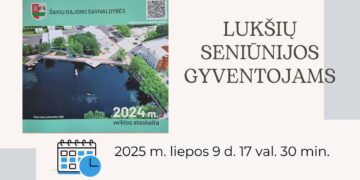 Šakių rajono savivaldybės 2024 metų veiklos ataskaitos pristatymas Lukšiuose