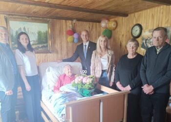 Šimtmečio proga pasveikinta Arnastina Adelė Dovydaitienė