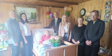 Šimtmečio proga pasveikinta Arnastina Adelė Dovydaitienė