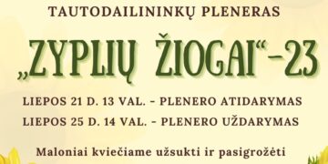 Tautodailininkų pleneras „Zyplių žiogai“