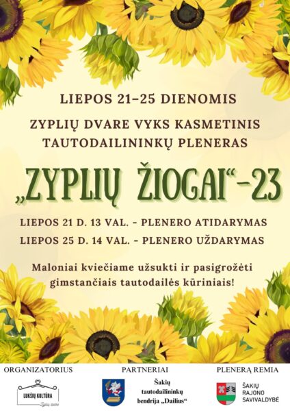 Tautodailininkų pleneras „Zyplių žiogai“