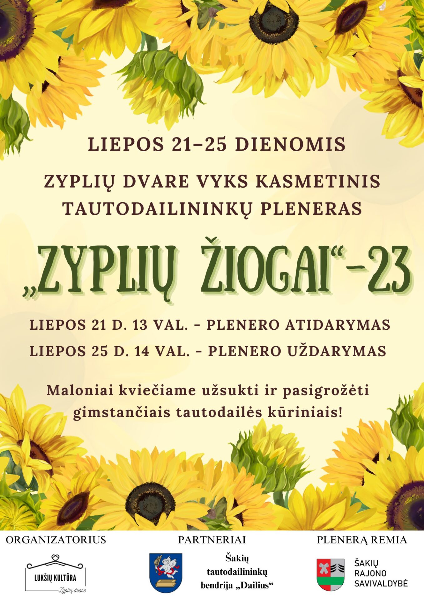 Tautodailininkų pleneras „Zyplių žiogai“