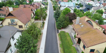 Tvarkinga danga ir nauji šaligatviai – pokyčiai Atgimimo gatvėje