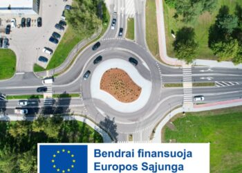 Avaringa sankryžas prie „Merės“ tapo saugesnė, patogesnė ir žalesnė