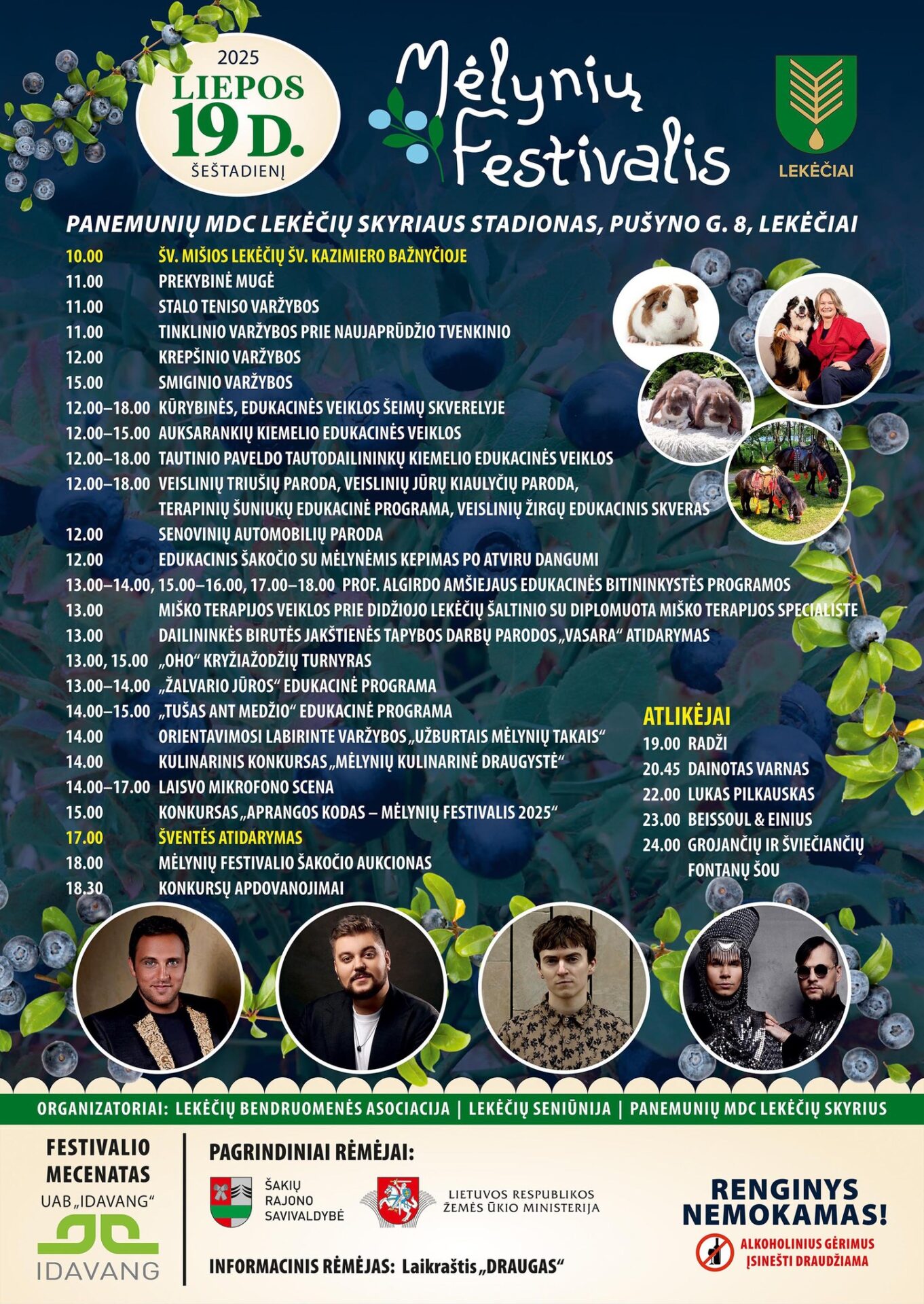 „Mėlynių festivalis“ Lekėčiuose