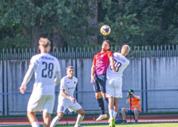 Du D.Stankevičiaus įvarčiai atnešė mažumoje žaidusiai „Sūduvai“ tašką