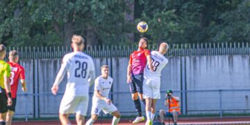 Du D.Stankevičiaus įvarčiai atnešė mažumoje žaidusiai „Sūduvai“ tašką