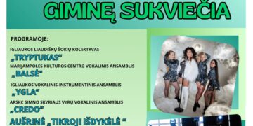 IGLIAUKOS MIESTELIO ŠVENTĖ „ŽOLYNAI GIMINĘ SUKVIEČIA“
