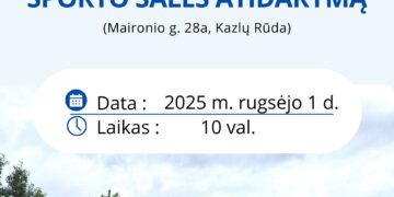 Daugiafunkcės sporto salės atidarymas Kazlų Rūdoje