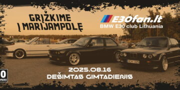 E30fan.lt susitikimas skirtas paminėti 10 metų veiklos startą