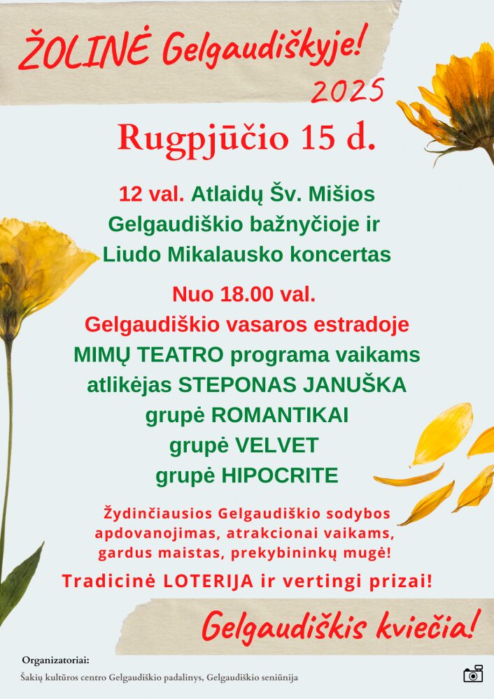 Gelgaudiškio miestelio šventė „Žolinė“