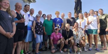 Girėnuose įvyko 40-asis jubiliejinis mažasis triatlonas