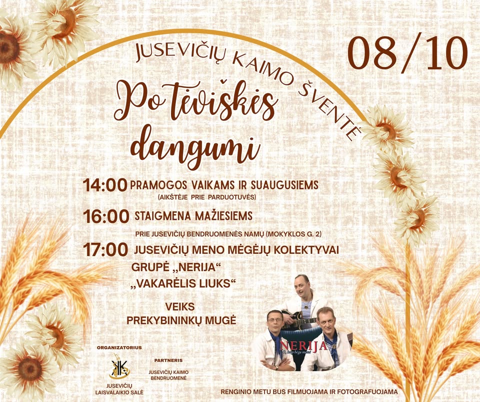 Jusevičių kaimo šventė „Po tėviškės dangumi“