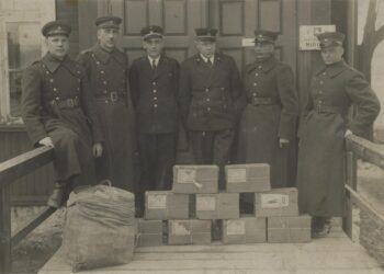 Kontrabandinės prekės Naumiesčio muitinėje. 1933 m.