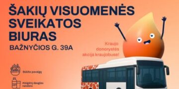 Kraujo donorystės akcija Šakiuose