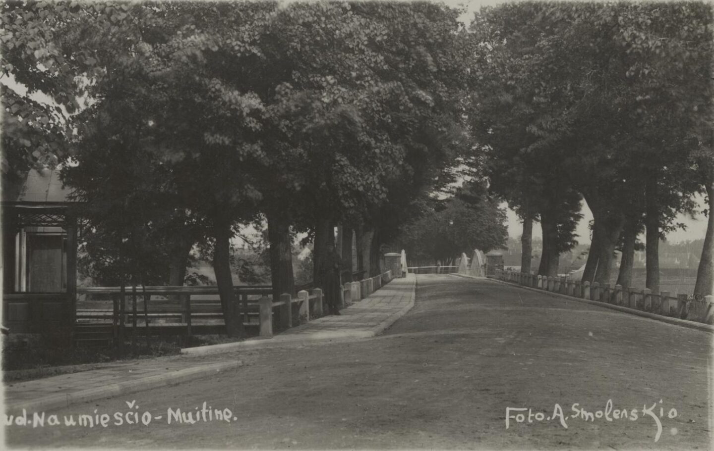 Kudirkos Naumiesčio muitinė. Tiltas per Širvintą. Apie 1935 m.