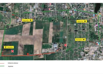 Laikinai uždaromas eismas Papartynų keliu