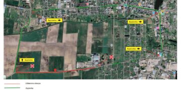 Laikinai uždaromas eismas Papartynų keliu