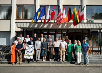 Marijampolės savivaldybės delegacija lankėsi garbės partnerių susitikime Šeptyckio savivaldybėje