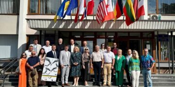 Marijampolės savivaldybės delegacija lankėsi garbės partnerių susitikime Šeptyckio savivaldybėje