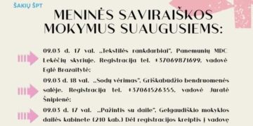 Meninės saviraiškos mokymai suaugusiems