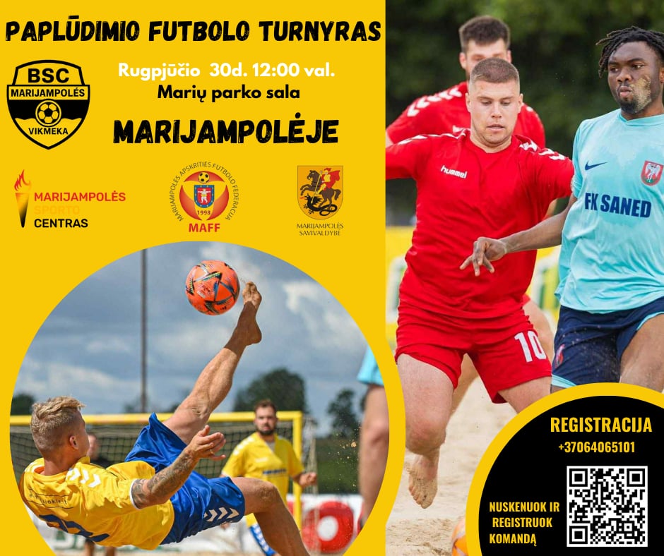 Paplūdimio futbolo turnyras