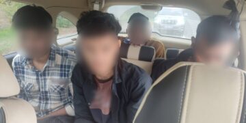 Pasieniečiai prie Lietuvos–Lenkijos sienos sustabdė penkis migrantus ir juos gabenusį ukrainietį