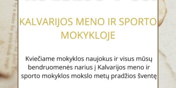 Rugsėjo 1-oji Kalvarijos meno ir sporto mokykloje
