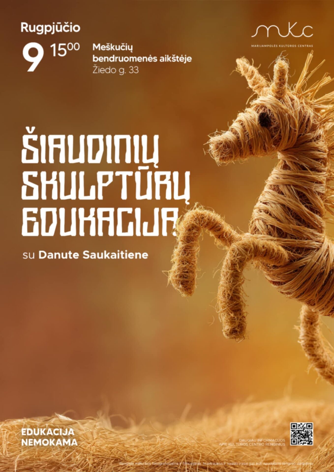 ŠIAUDINIŲ SKULPTŪRŲ EDUKACIJA
