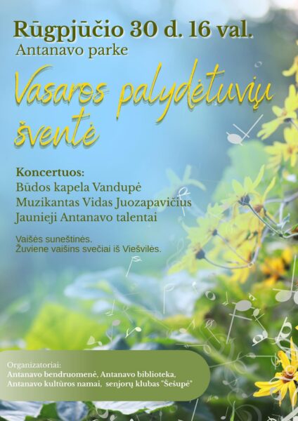 Vasaros palydėtuvių šventė Antanave