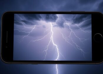 Žaibai ir telefonas