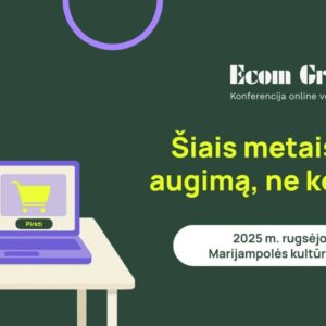 Konferencija online verslams ECOM GROW