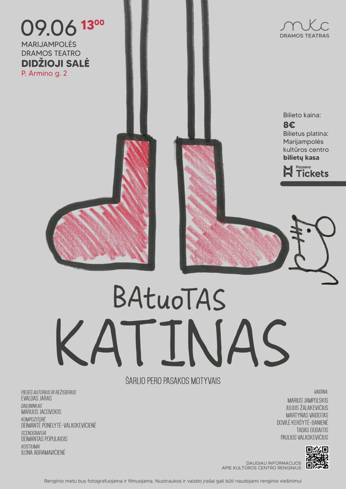 Dramos teatro spektaklis „Batuotas katinas“