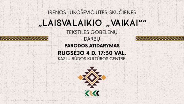 Irenos Lukoševičiūtės-Skučienės „Laisvalaikio „vaikai“ paroda