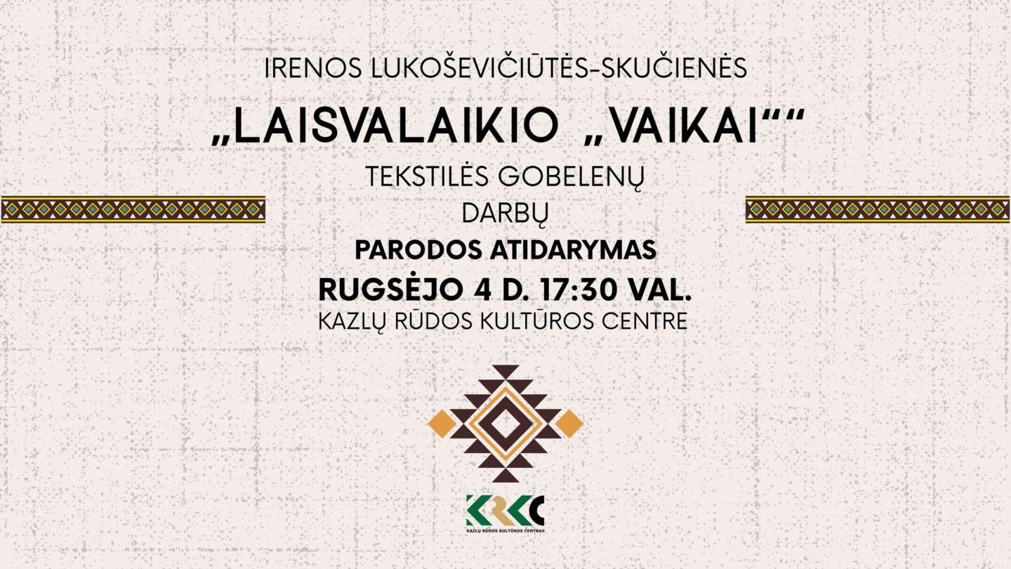 Irenos Lukoševičiūtės-Skučienės „Laisvalaikio „vaikai“ paroda