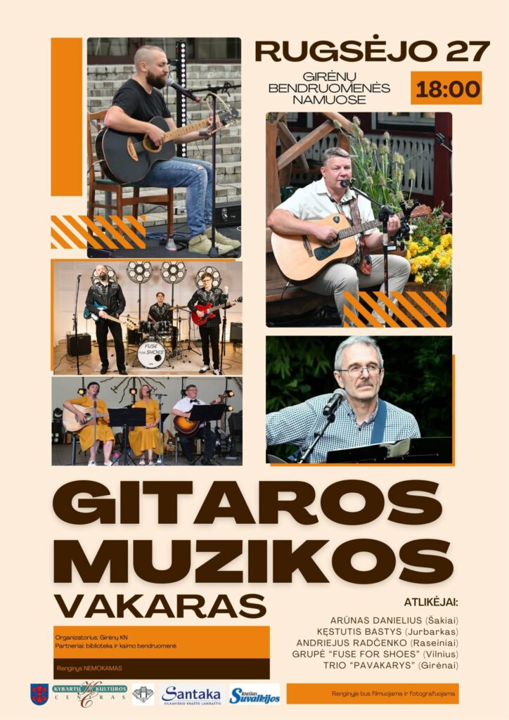 Gitaros muzikos vakaras