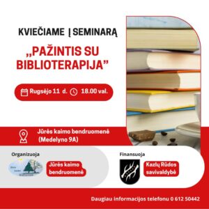Seminaras „Pažintis su biblioterapija“
