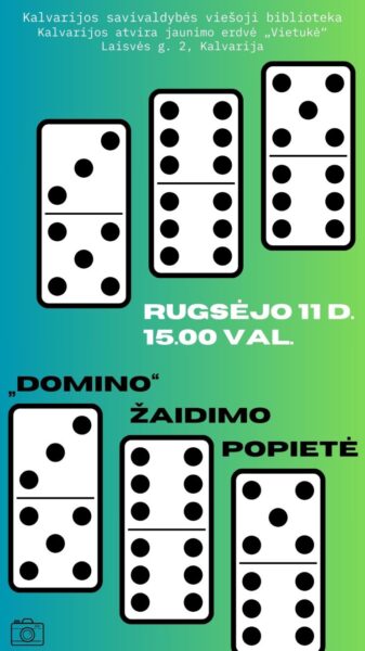 „Domino“ žaidimo popietė