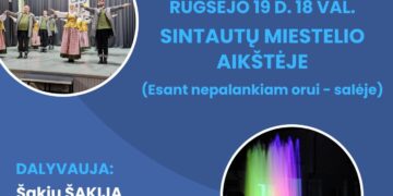 Akcija „Visa Lietuva šoka“ Sintautuose