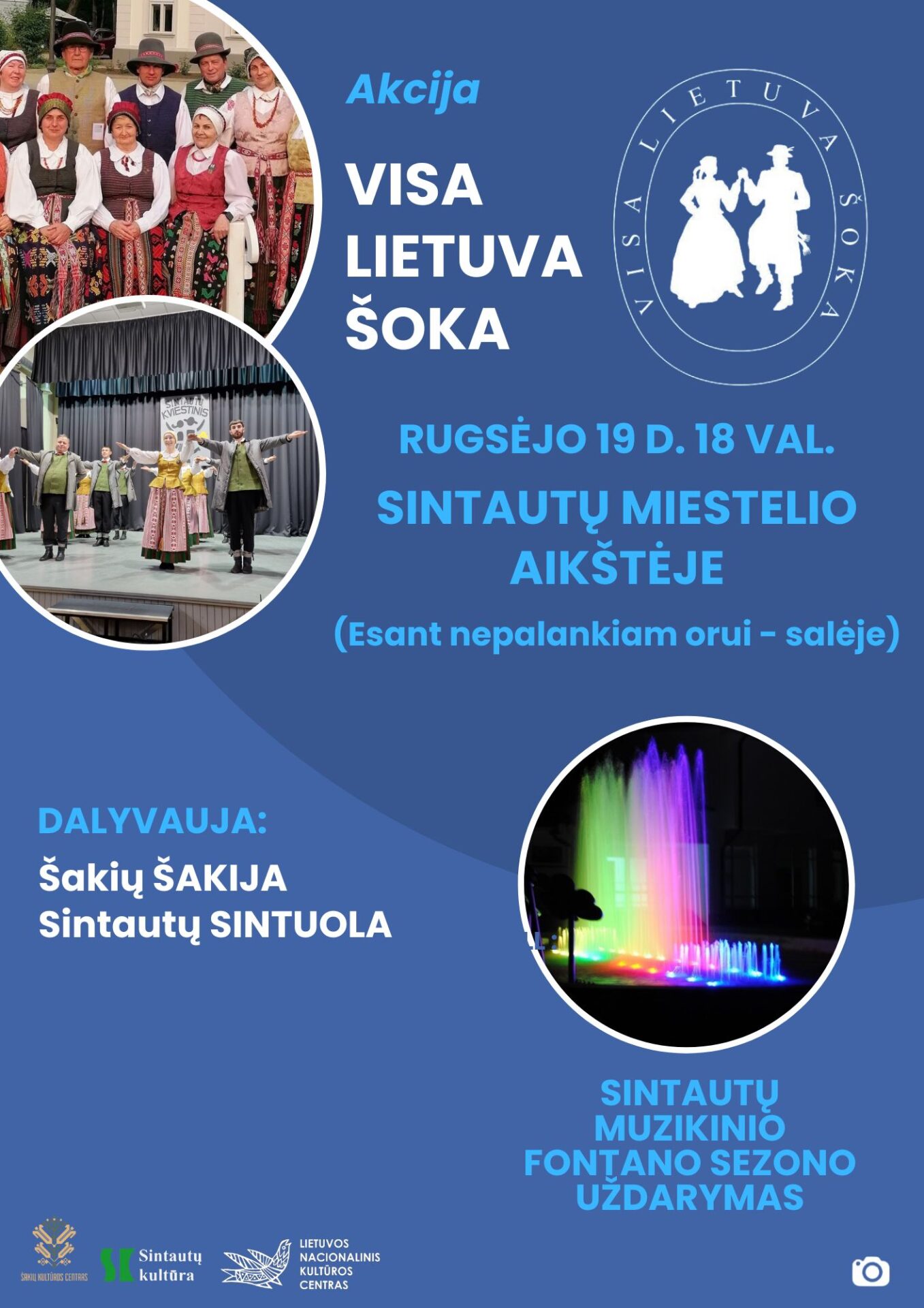Akcija „Visa Lietuva šoka“ Sintautuose