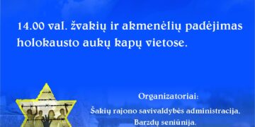 Lietuvos žydų genocido aukų atminties dienos minėjimas