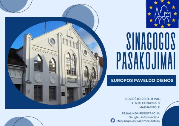 SINAGOGOS PASAKOJIMAI (Europos paveldo dienos)