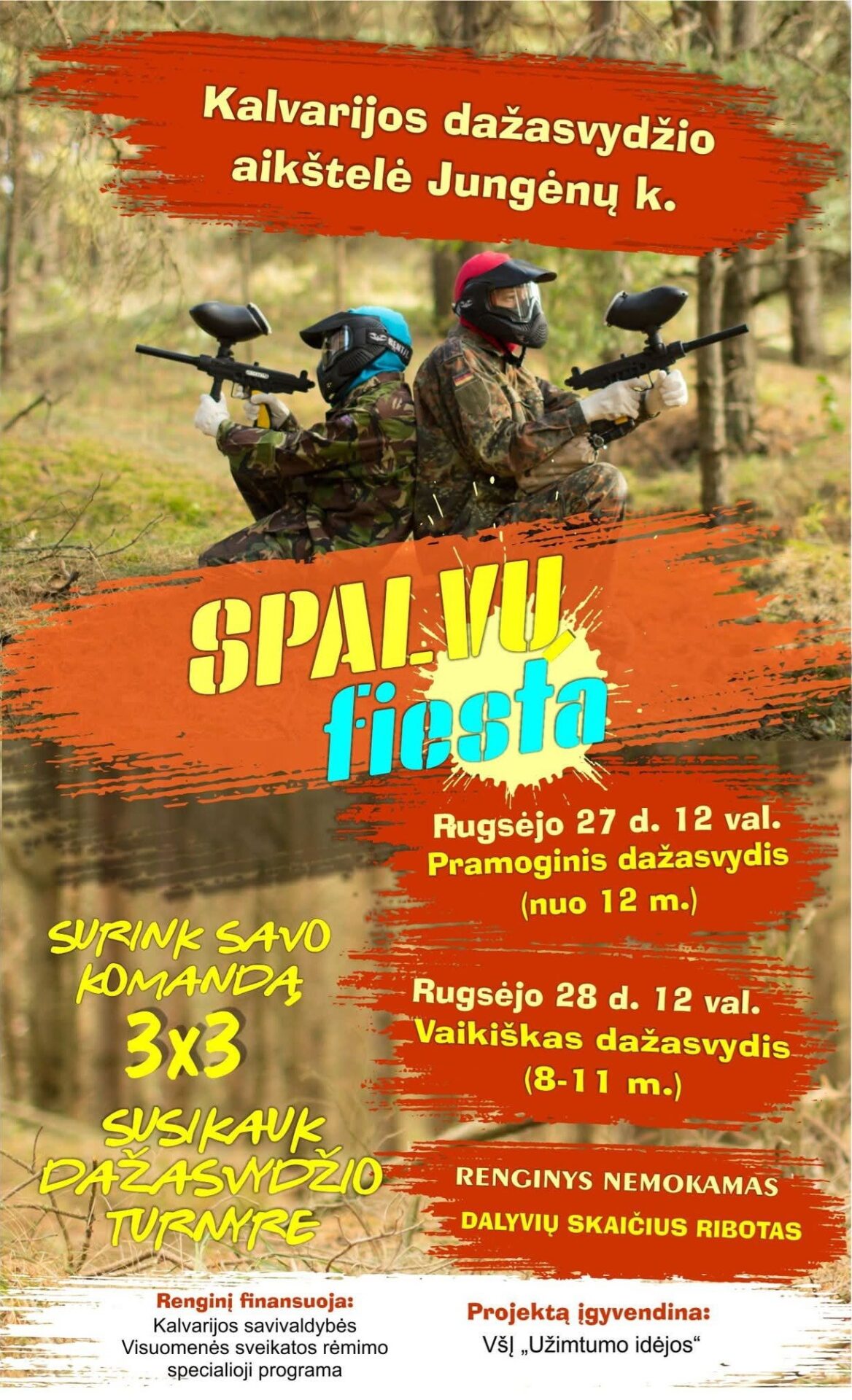 Dažasvydžio turnyras „Spalvų fiesta"