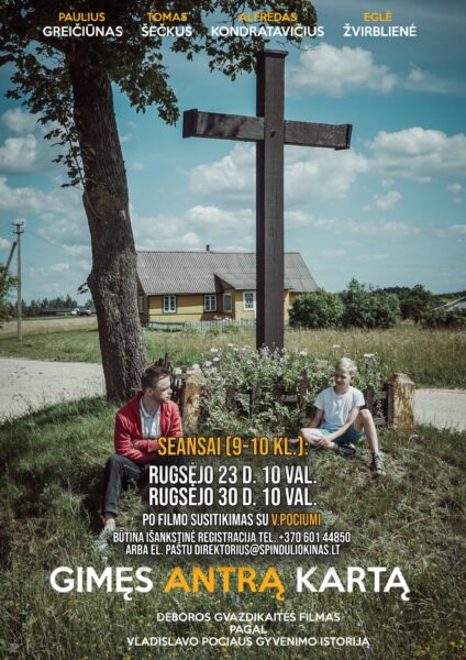 Deboros Matonienės filmo „Gimęs antrą kartą“ seansas ir diskusija su filmo herojumi Vladislavu Pociumi