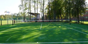 Kybartuose atidaryta Vytauto Gerulaičio vardo teniso aikštelė