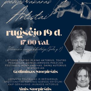 Dainuojamosios poezijos vakaras „Artistai“