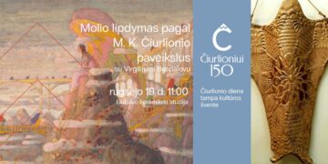 Dirbtuvės „Molio lipdymas pagal M. K. Čiurlionio paveikslus“