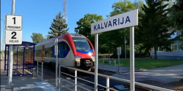 Traukinių eismas iš Kalvarijos geležinkelio stoties