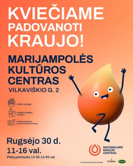 Nacionalinio kraujo centro Kraujo donorystės akcija